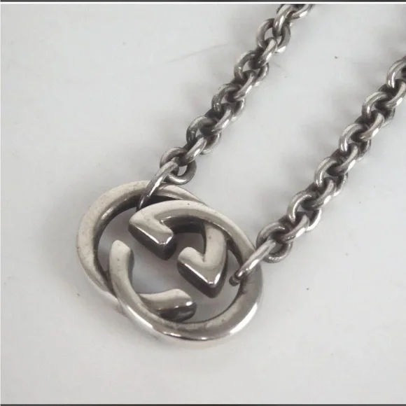 Gucci, Sterling Silver Chain Necklace authentic unisex - Picture 2 of 6